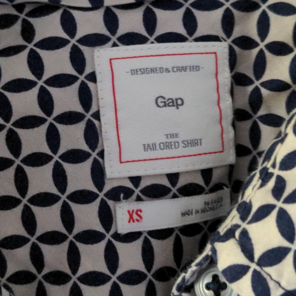 GAP art deco vintage inspired "the tailored shirt" - Picture 3 of 5